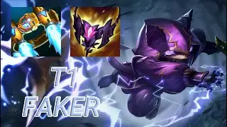 T1 Faker Kennen Top VS Diana | KR Challenger Patch 13.18