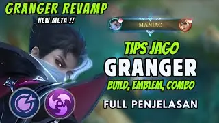 CARA MAIN GRANGER REVAMP HYPER META SEKARANG!! BUILD & EMBLEM GRANGER TERSAKIT 2024