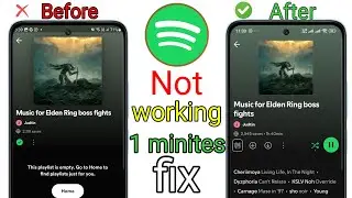 Spotify apk Not Working | Spotify Playlist Empty Problem | Spotify Free Premium Apk