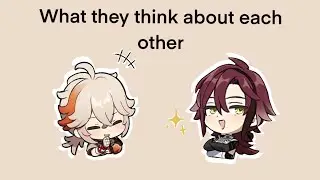 What Kazuha and Heizou think about each other