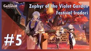 Festival Irodori #5 - Zephyry of the Violet Garden Genshin Impact IkeSant Español