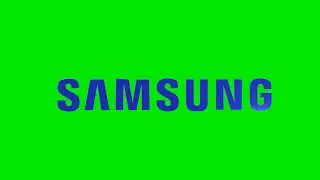 Samsung 3D Logo | Green Screen Background Video
