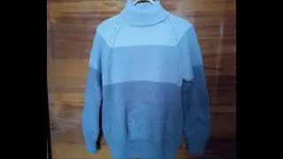 Свитер. Оттенки серого.