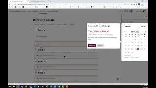 Quick sample Moodle 4.0 User Tour