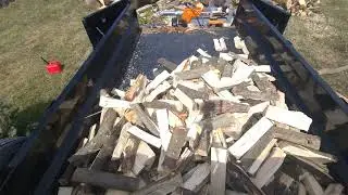 #5 Stihl MS261C and Yardmax 25 ton split Maple and fill Sure-Trac Dump Trailer