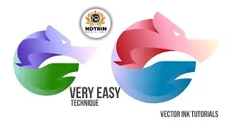 vector ink professional logo tutorial |how to make logo in vector ink