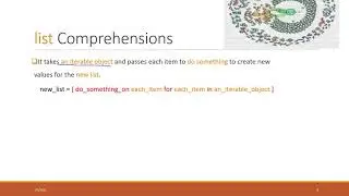 Lec 11.2 Counter, list comprehension and string format 