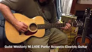 Guild Westerly M-140E Parlor Acoustic-Electric Guitar