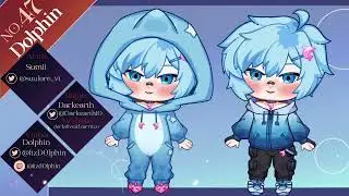 [VTuber] Dolphin VTuber Chibi Dolphin [Live2D]