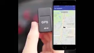 Mini rastreador GPS GF-07, gravador e magnético