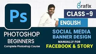Real Estate Facebook & Story Banner Design English tutorial in Photoshop - Class-9