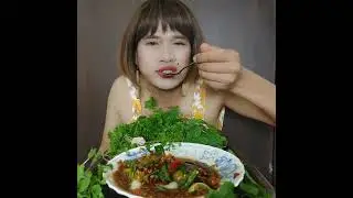 ตำกุ้งสด น้ำปลาร้าเทยไทย แซ่บคัก