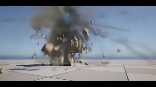 Unreal Engine 5  - Chaos with Niagara fluids