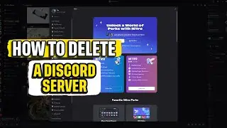 How to Delete a Discord Server Quick Guide