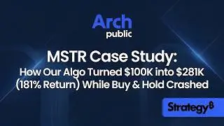 MSTR Case Study: How Our Algo Turned $100K into $281K (181% Return) While Buy & Hold Crashed