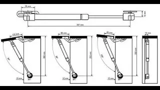 How to replace lifting mechanisms (furniture gas lift) in the kitchen yourself.
