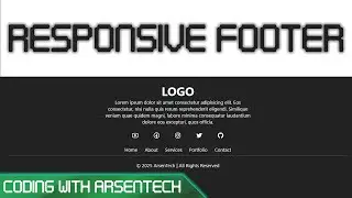 Basic, But Responsive Footer Tutorial [HTML, CSS]