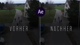 Kameramann entfernen mittels Adobe After Effects ohne Plugins.
