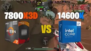 14600K VS 7800X3D - Valorant