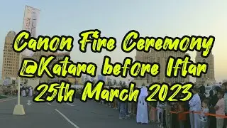 Cannon Firing Ceremony #cannonfire #katara #gopro #cycling
