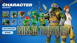 Fortnite x Teenage Mutant Ninja Turtles Cosmetics Showcased!