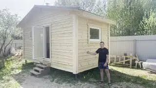 Баня каркасная 6 на 3  Обзор под КЛЮЧ
