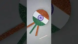 DIY Independence day Badge #Diy #independenceday #Badge #ytshorts