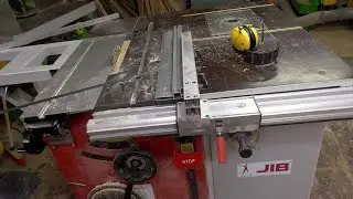 Фуганок WARRIOR W0103FL  Прифуговка делянок. Параллельный упор циркулярки JIB