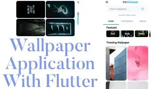 How To Make Wallpaper App with Flutter Using Pixel Api | 