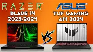 Razer Blade 14 vs TUF Gaming A14 (2024) | Which One Is The Best 14 Inch Laptops | Tech Comparison