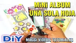 Mini Album Scrapbook de una hoja