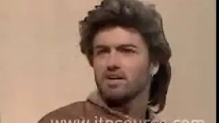 George Michael interview with Michael Aspel, 1986 (first 2 minutes).