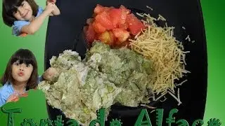 Como fazer uma criança comer Alface = Torta de Alface Light - Receita das Gurias #03