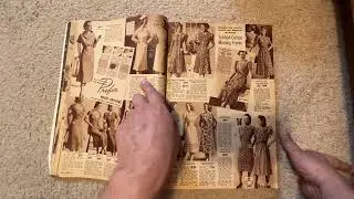 Unintentional ASMR: 1939 Montgomery Ward Department Store Catalog Part 1