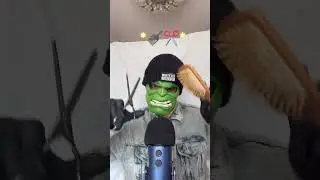 АСМР БЫСТРАЯ СТРИЖКА У ПАРИКМАХЕРА ✂️ #асмp #asmr #halkasmr