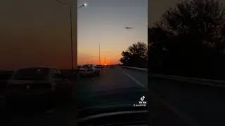 Закат в Пути ,в дороге 