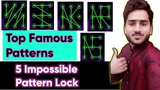 5 Impossible Patterns Lock 2022 || Top 5 Famous Patterns Lock 2022 || Ak pattern lock kaise lagaye