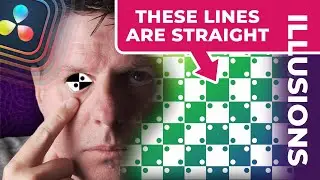 CRAZY Checker Board ILLUSION / Davinci Resolve / Fusion Tutorial