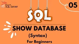 How to Show Databases | SQL Tutorial for Beginners | 2024