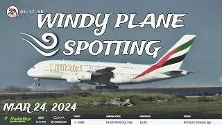 LIVE SFO | WINDY DAY FOR PLANE SPOTTING SAN FRANCISCO AIRPORT