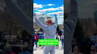 JAKE PAUL TRAINING OUTSIDE