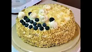 Вкусный, очень сытный торт. Неимоверное сочетание  шоколадно-бананового бисквита с сливочным кремом