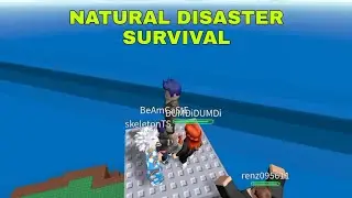 GAMEPLAY NATURAL DISASTER | ROBLOX |