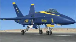 Landing the f18.. Aeronautical engineering...