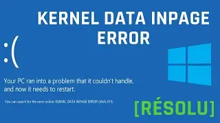 Corriger l'erreur Windows 10 Kernel Data Inpage Error (3 Solutions)