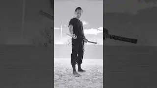 Compilation of my sword cutting exercise for the year. #shorts #shortvideo #martialarts #swords #fyp