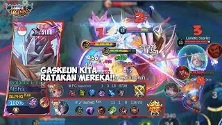 ALPHA ft ANGELA PALING THE BEST ‼️ BUILD & ITEM ALPHA TERBARU DAN TERSAKIT 2024 - Mobile Legends