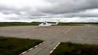 Аэропорт Нягань. Ми-26 авиакомпании ПАНХ.