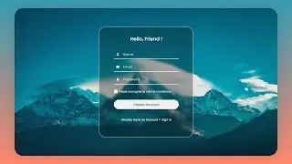 Awesome Login & Registration Form Using Html Css and JavaScript | Crown Coder