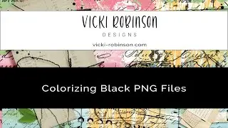 Coloring Black PNG fles in Photoshop